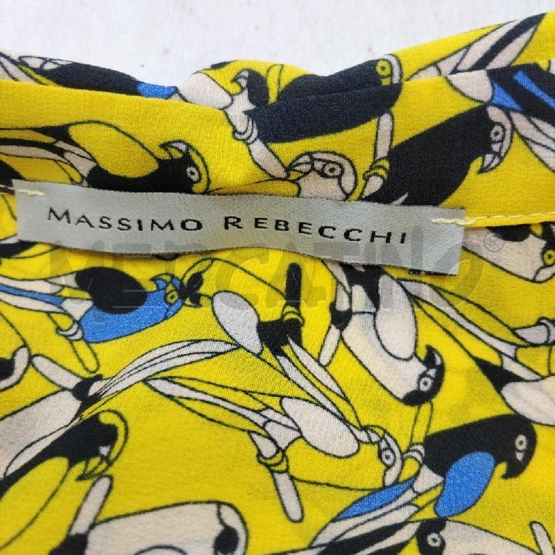 CAMICIA DONNA MASSIMO REBECCHI GIALLA FUCSIA  | Mercatino dell'Usato Domodossola 5