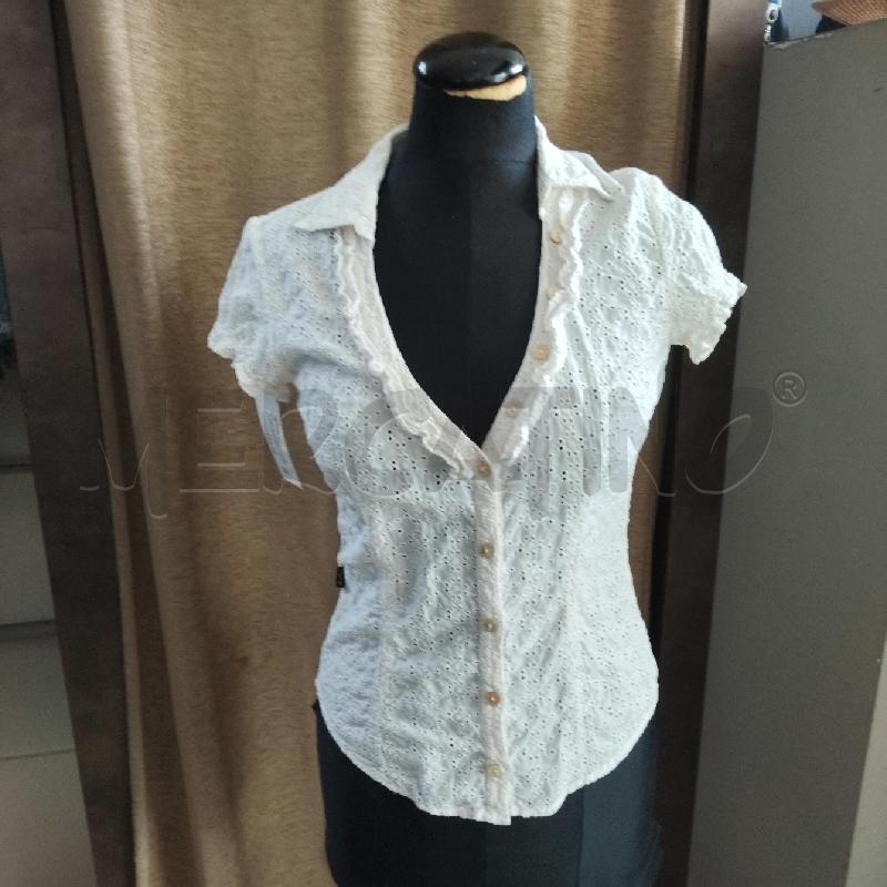 CAMICIA DONNA MOSCHINO PITQUE BIANCA 42 | Mercatino dell'Usato Domodossola 1