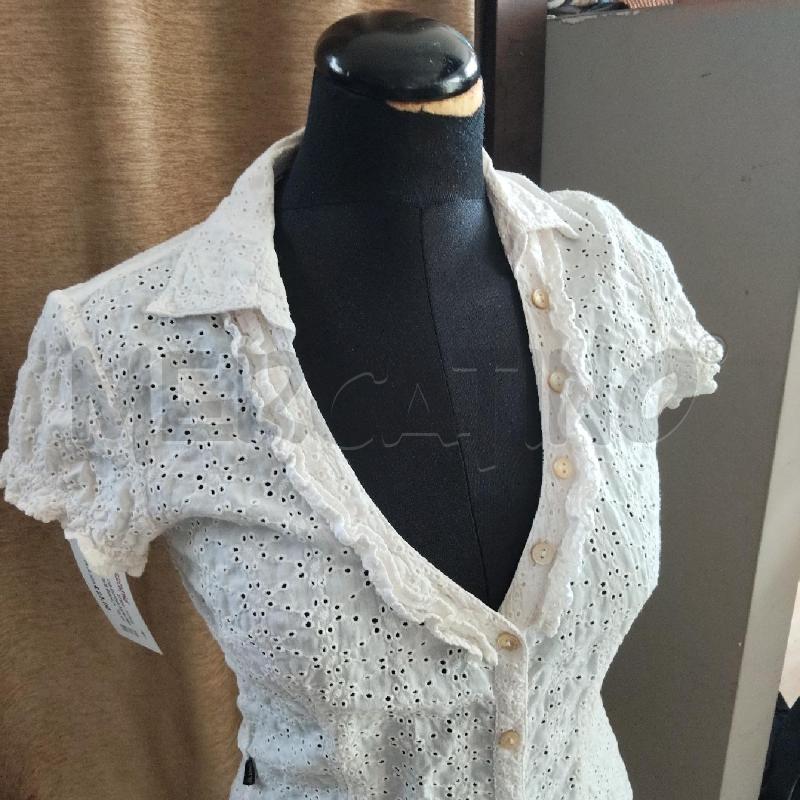 CAMICIA DONNA MOSCHINO PITQUE BIANCA 42 | Mercatino dell'Usato Domodossola 2