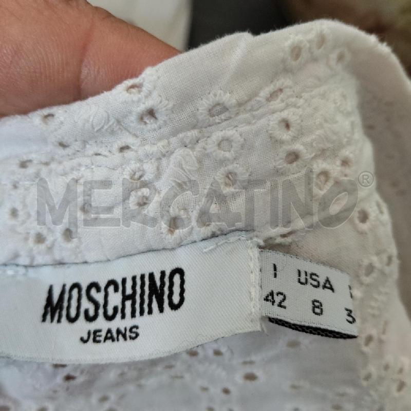 CAMICIA DONNA MOSCHINO PITQUE BIANCA 42 | Mercatino dell'Usato Domodossola 5