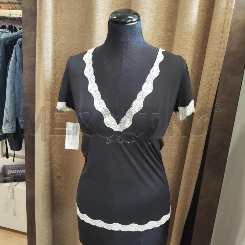CAMICIA DONNA NERA PIZZO JUST CAVALLI | Mercatino dell'Usato Domodossola 1