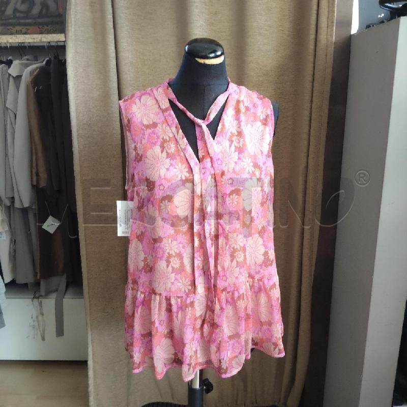 CAMICIA DONNA SMANICATA FUCSIA FLOREALE LIU JO  | Mercatino dell'Usato Domodossola 1