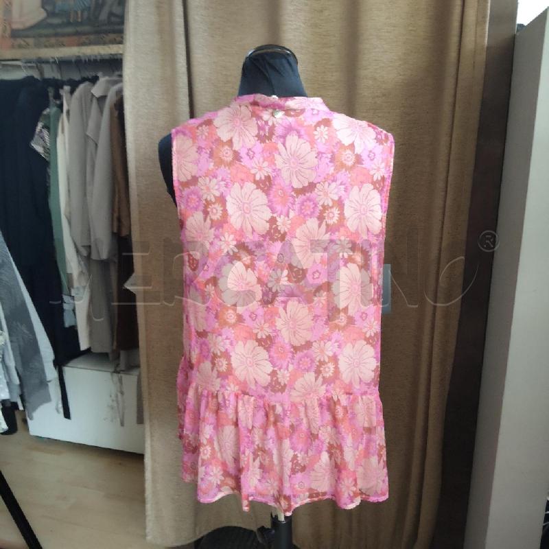 CAMICIA DONNA SMANICATA FUCSIA FLOREALE LIU JO  | Mercatino dell'Usato Domodossola 3
