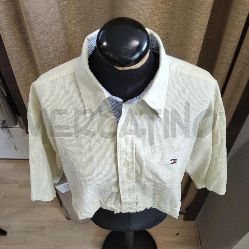 CAMICIA DONNA TOMMY HILFINGER RIGA GIALLA CORTA  | Mercatino dell'Usato Domodossola 2