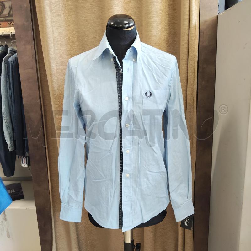 CAMICIA UOMO AZZURRA FRED PERRY | Mercatino dell'Usato Domodossola 1