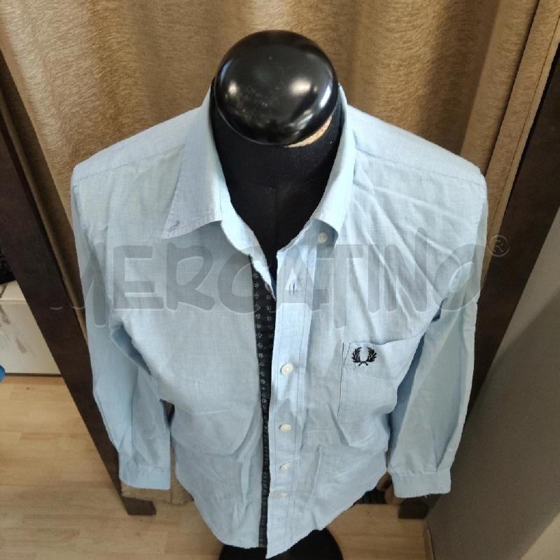 CAMICIA UOMO AZZURRA FRED PERRY | Mercatino dell'Usato Domodossola 2