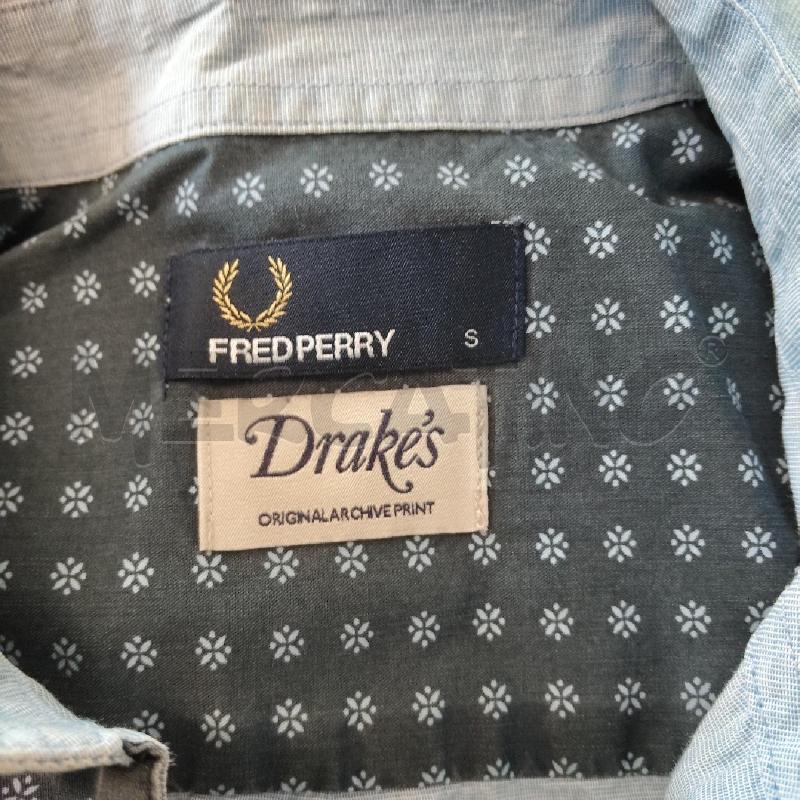 CAMICIA UOMO AZZURRA FRED PERRY | Mercatino dell'Usato Domodossola 3