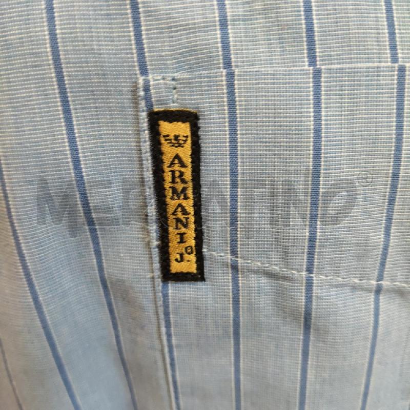 CAMICIA UOMO AZZURRA RIGATA ARMANI JEANS | Mercatino dell'Usato Domodossola 3
