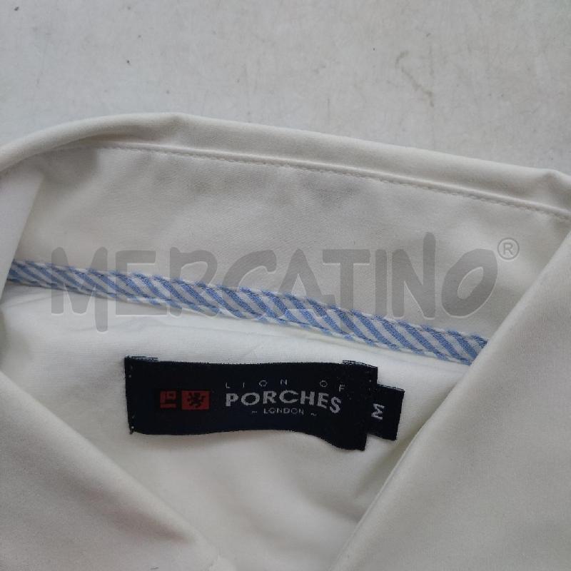 CAMICIA UOMO BIANCA LION OF PORCHES  | Mercatino dell'Usato Domodossola 4
