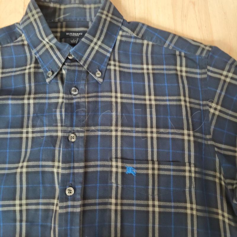 CAMICIA UOMO BLU BURBERRY SCOZZESE  | Mercatino dell'Usato Domodossola 2