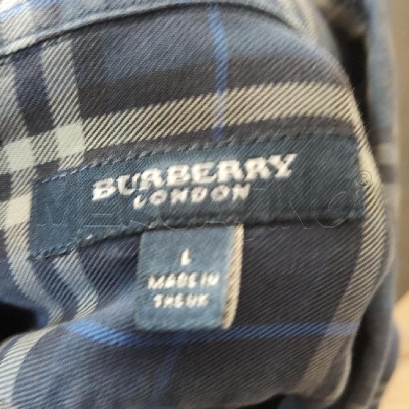 CAMICIA UOMO BLU BURBERRY SCOZZESE  | Mercatino dell'Usato Domodossola 3
