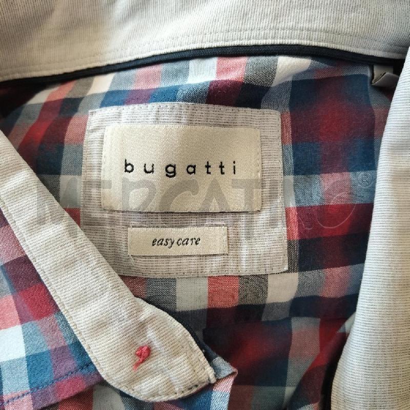 CAMICIA UOMO QUADRI BIANCHI ROSSI BLU BUGATTI | Mercatino dell'Usato Domodossola 3