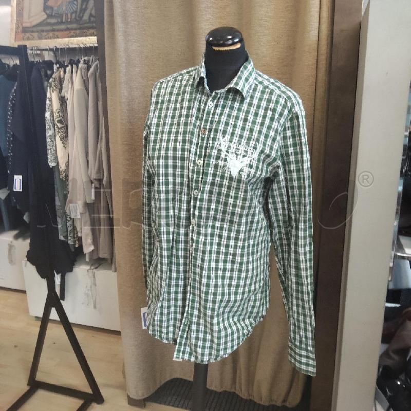 CAMICIA UOMO SCOZZESE VERDE TIROLESE | Mercatino dell'Usato Domodossola 1