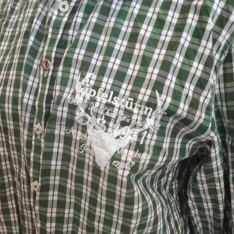 CAMICIA UOMO SCOZZESE VERDE TIROLESE | Mercatino dell'Usato Domodossola 2
