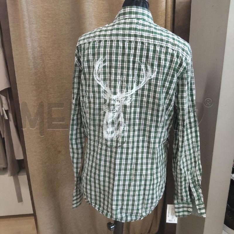 CAMICIA UOMO SCOZZESE VERDE TIROLESE | Mercatino dell'Usato Domodossola 3