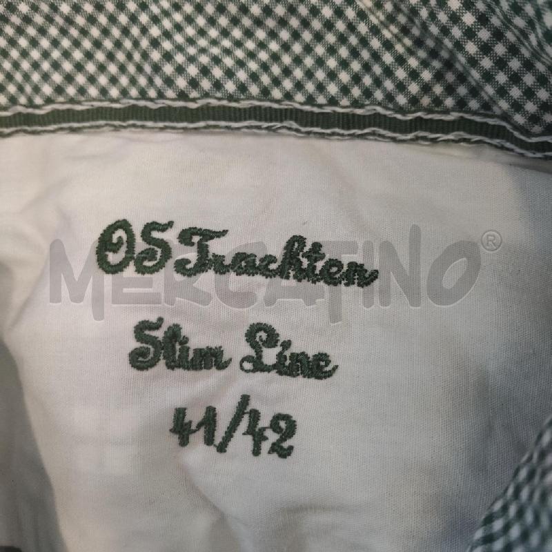 CAMICIA UOMO SCOZZESE VERDE TIROLESE | Mercatino dell'Usato Domodossola 4