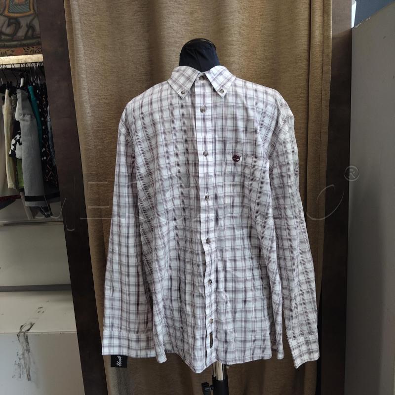 CAMICIA UOMO TIMBERLAND BIANCA BORDEAUX | Mercatino dell'Usato Domodossola 1