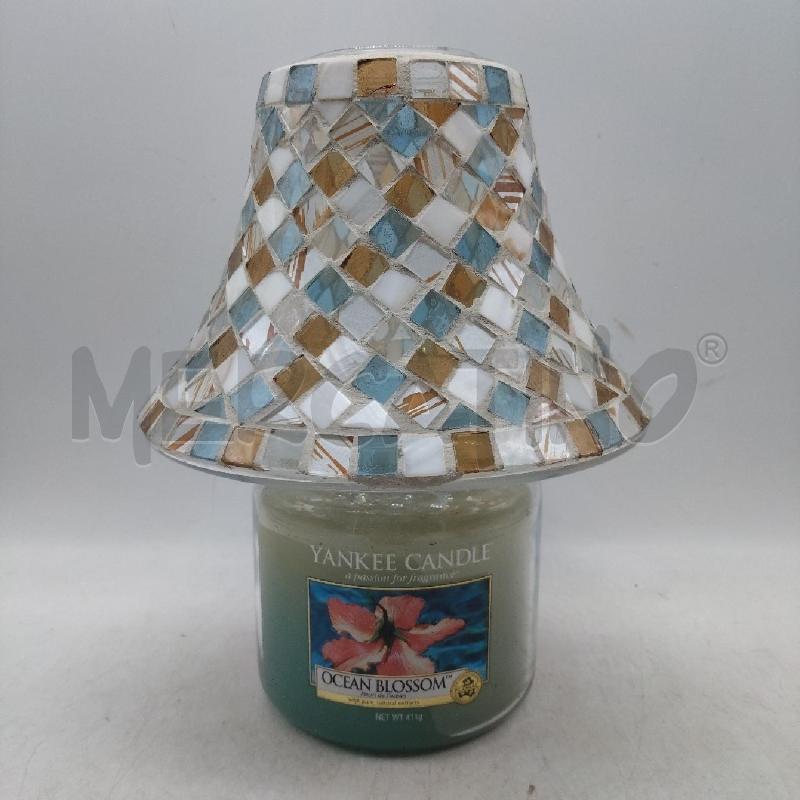 CANDELA YANKEE CANDLE CON VETRO SOPRA  | Mercatino dell'Usato Domodossola 1