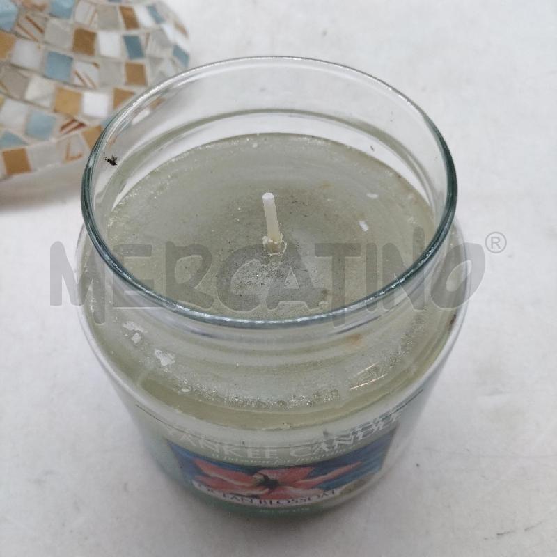 CANDELA YANKEE CANDLE CON VETRO SOPRA  | Mercatino dell'Usato Domodossola 3