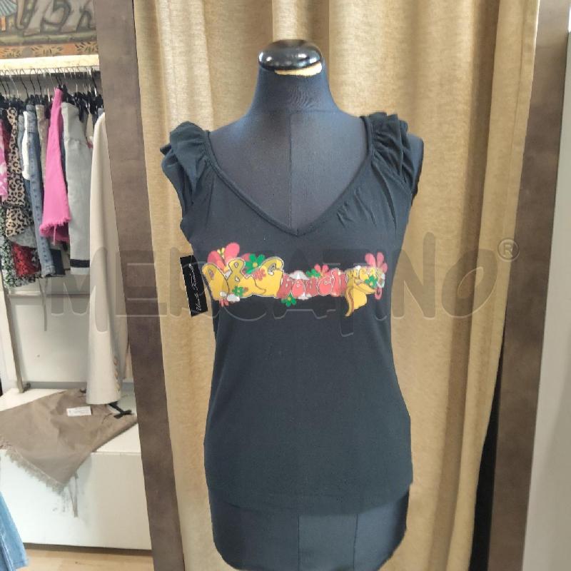 CANOTTA DONNA D&G NERA SCRITTA BEACH | Mercatino dell'Usato Domodossola 1