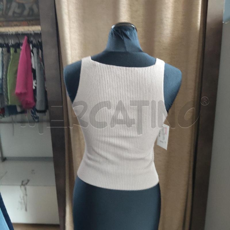 CANOTTA DONNA FILO ECRU GUESS | Mercatino dell'Usato Domodossola 4
