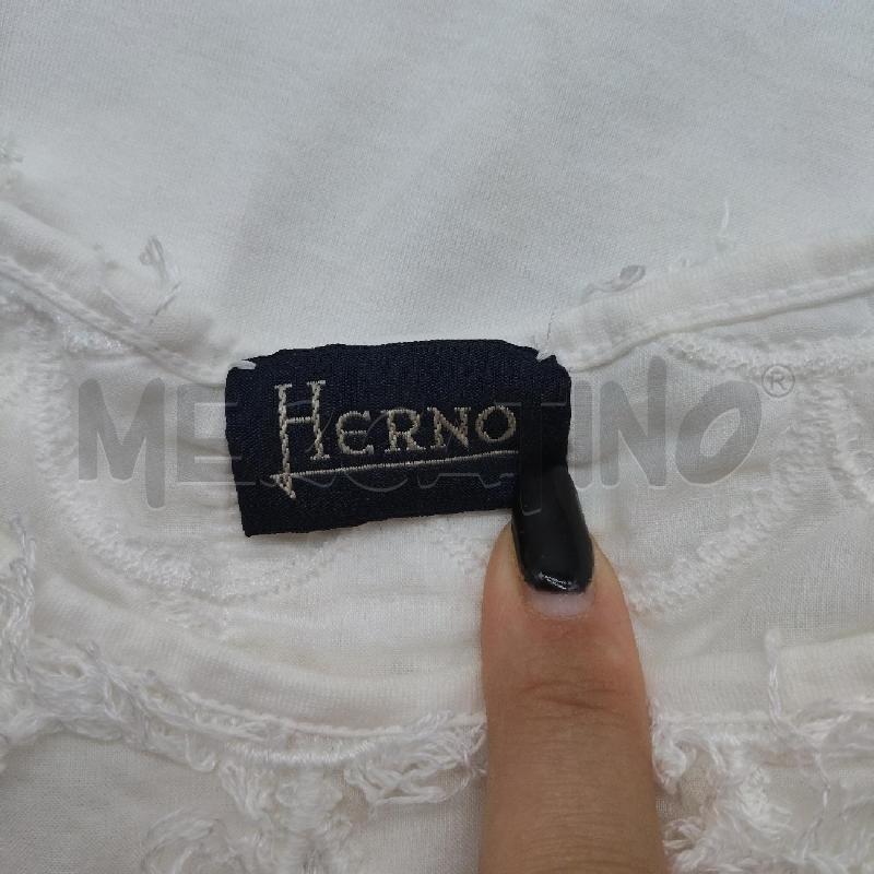 CANOTTA DONNA FRANGE BIANCHA HERNO  | Mercatino dell'Usato Domodossola 3