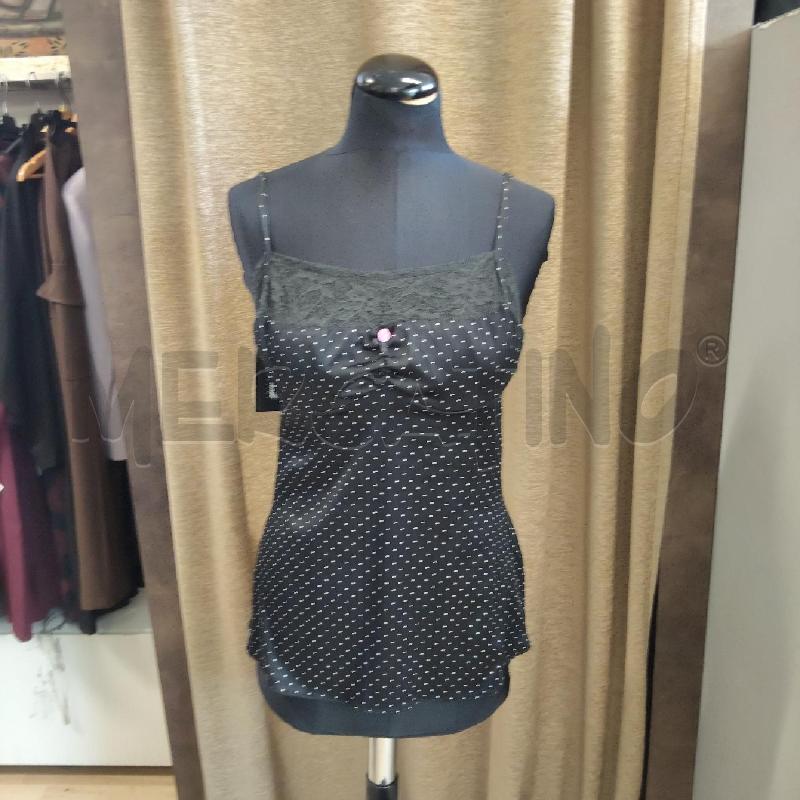 CANOTTA DONNA INTIMA NERO POIS BIANCHI EMPORIO ARMANI ROSA  | Mercatino dell'Usato Domodossola 1