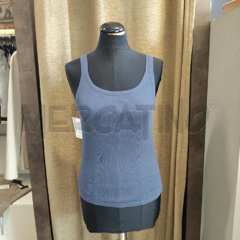 CANOTTA DONNA MAX&CO COSTINE BLUETTE  | Mercatino dell'Usato Domodossola 1