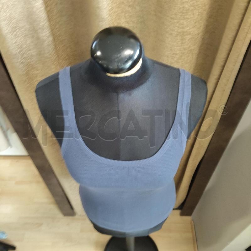 CANOTTA DONNA MAX&CO COSTINE BLUETTE  | Mercatino dell'Usato Domodossola 2