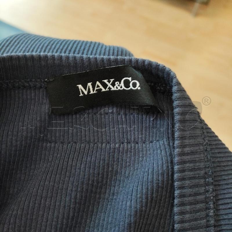 CANOTTA DONNA MAX&CO COSTINE BLUETTE  | Mercatino dell'Usato Domodossola 3