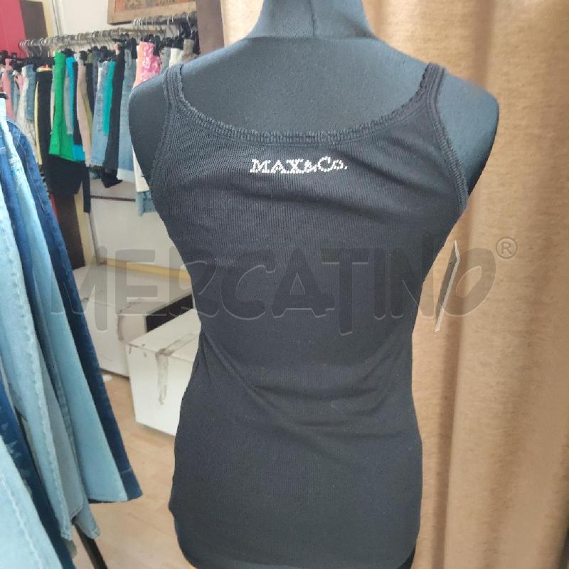 CANOTTA DONNA MAX&CO NERA COSTINE  | Mercatino dell'Usato Domodossola 2