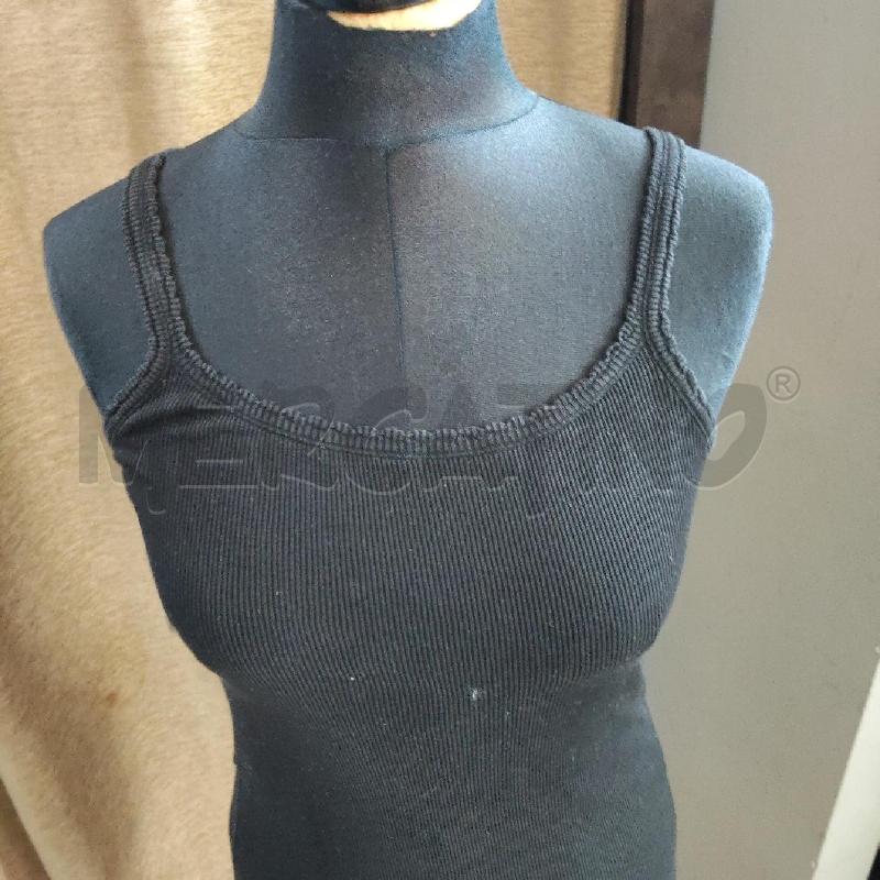 CANOTTA DONNA MAX&CO NERA COSTINE  | Mercatino dell'Usato Domodossola 3