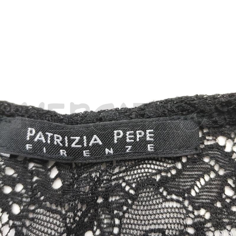 CANOTTA DONNA PATRIZIA PEPE PIZZO NERO  | Mercatino dell'Usato Domodossola 4