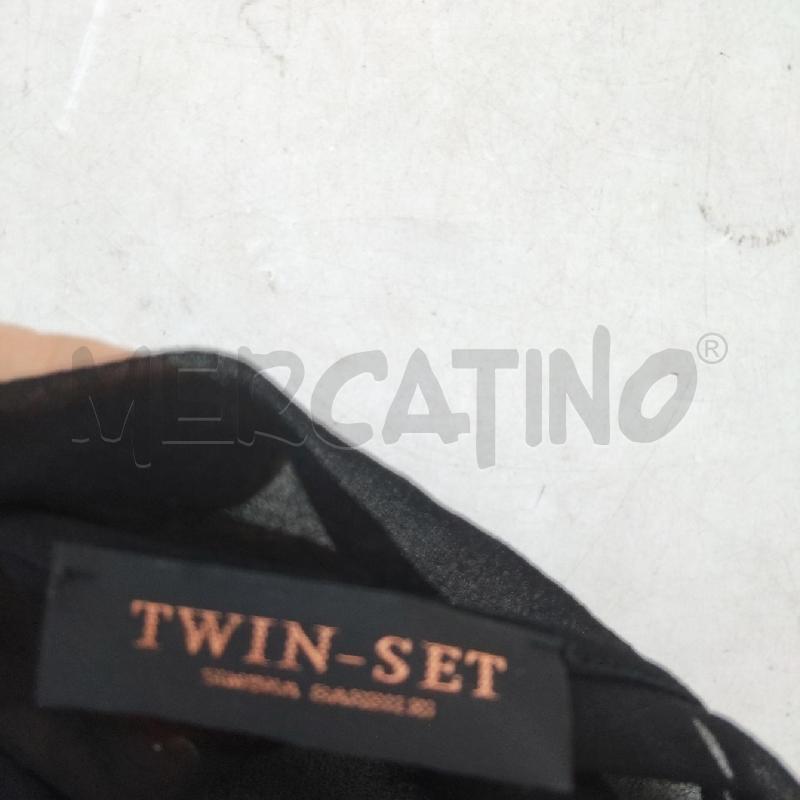 CANOTTA DONNA TWIN SET NERA TRASPARENTE | Mercatino dell'Usato Domodossola 4