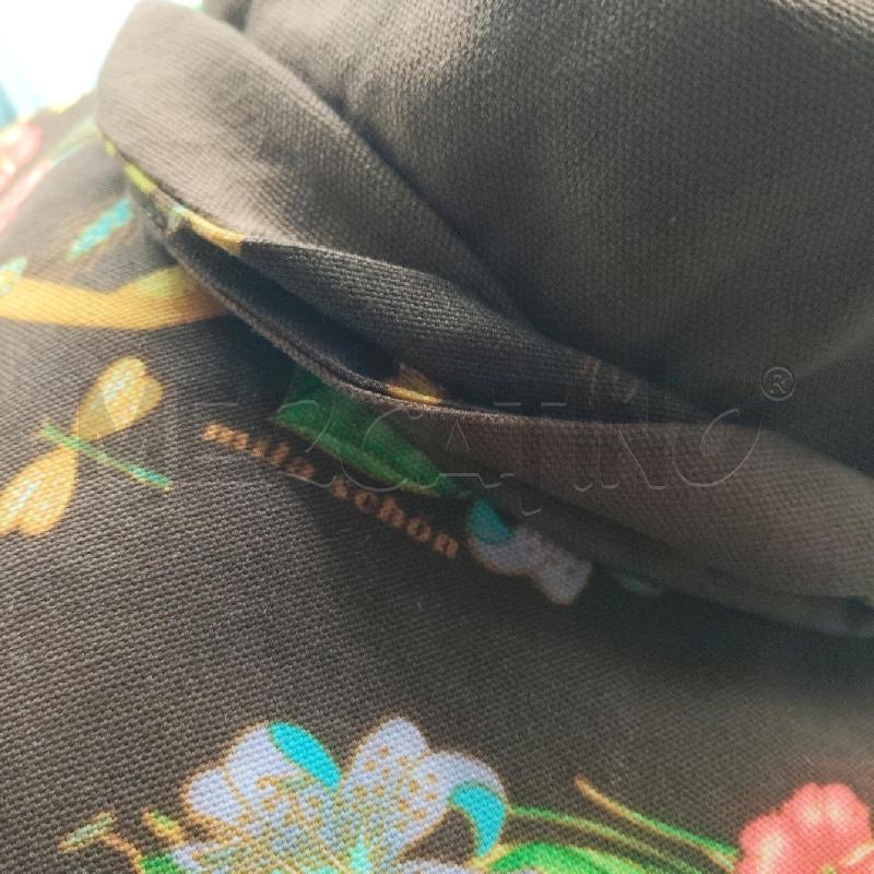 CAPPELLO DONNA MARRONE STOFFA FIORI MILA SHON | Mercatino dell'Usato Domodossola 3