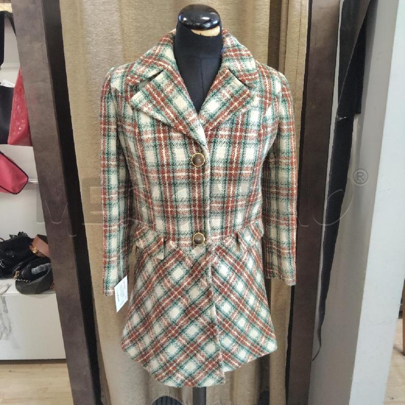 CAPPOTTO DONNA DELIA FERRARI SCOZZESE  | Mercatino dell'Usato Domodossola 1