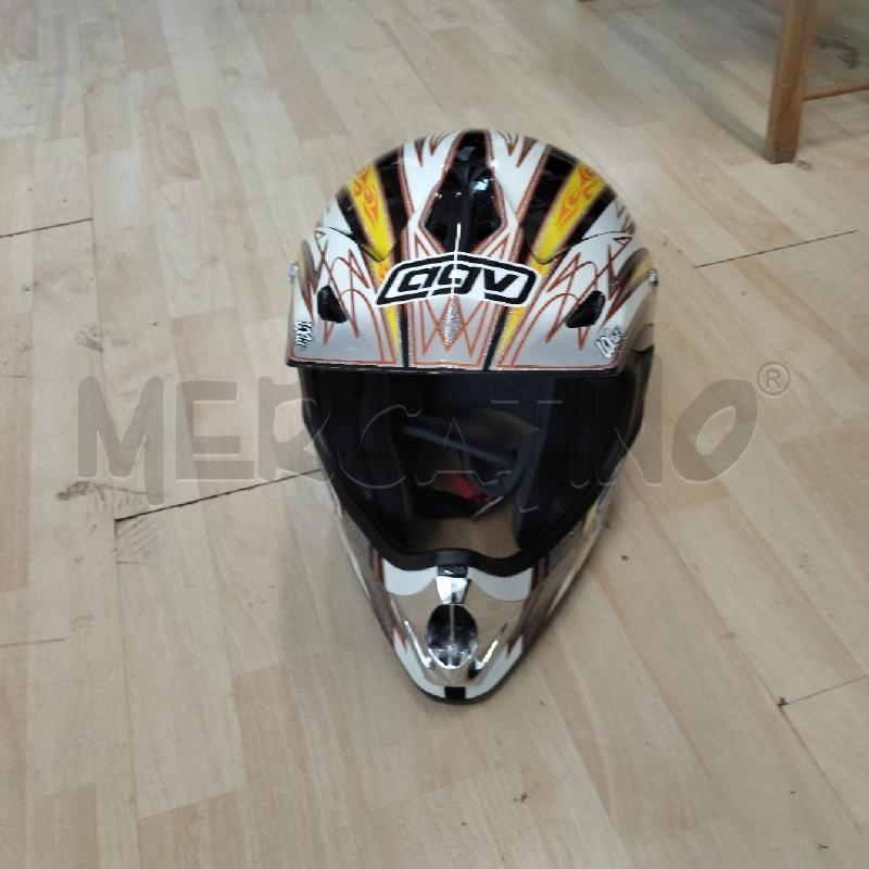 CASCO MOTO GIALLO ARANCIONE AGV S | Mercatino dell'Usato Domodossola 2