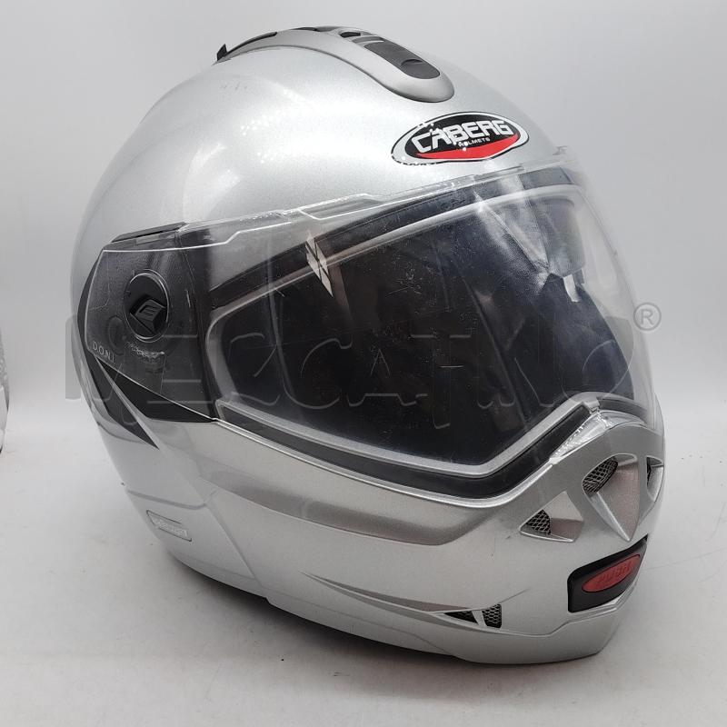 CASCO MOTO GRIGIO CABERG | Mercatino dell'Usato Domodossola 1