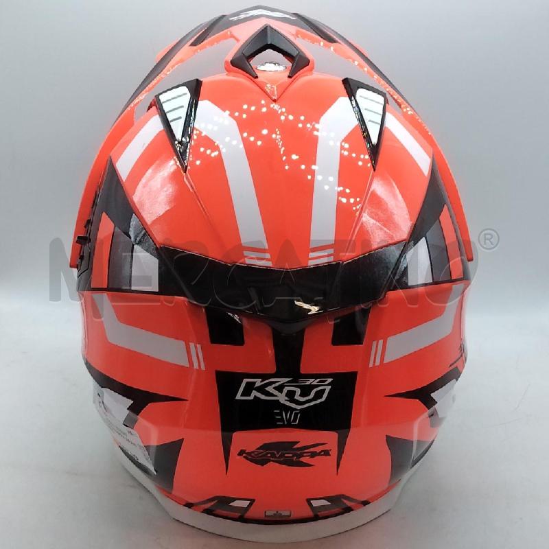 CASCO MOTO KAPPA ARANCIONE NERO | Mercatino dell'Usato Domodossola 4