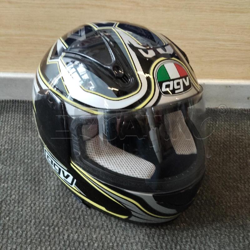 CASCO MOTO NERO GRIGIO GIALLO | Mercatino dell'Usato Domodossola 1