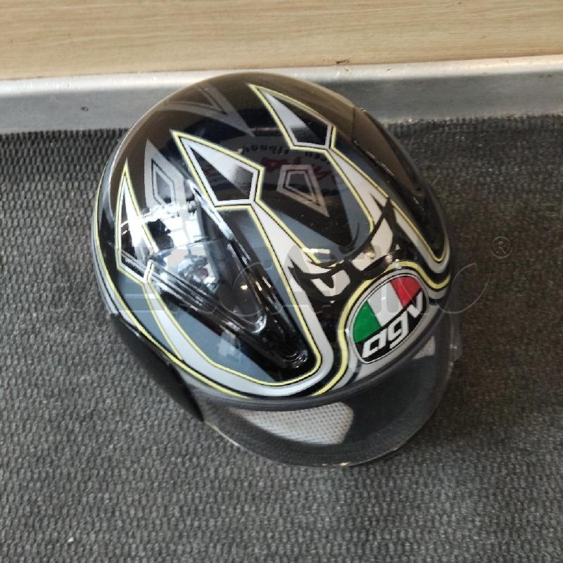 CASCO MOTO NERO GRIGIO GIALLO | Mercatino dell'Usato Domodossola 2
