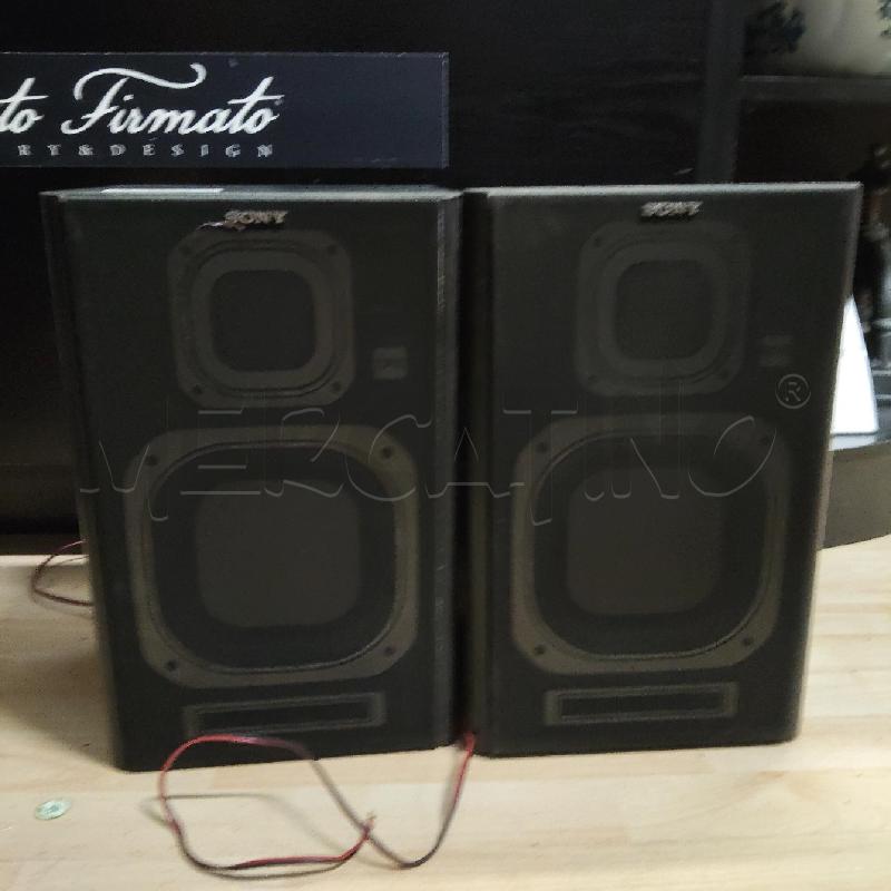 CASSE ACUSTICHE SONY NERE  | Mercatino dell'Usato Domodossola 1