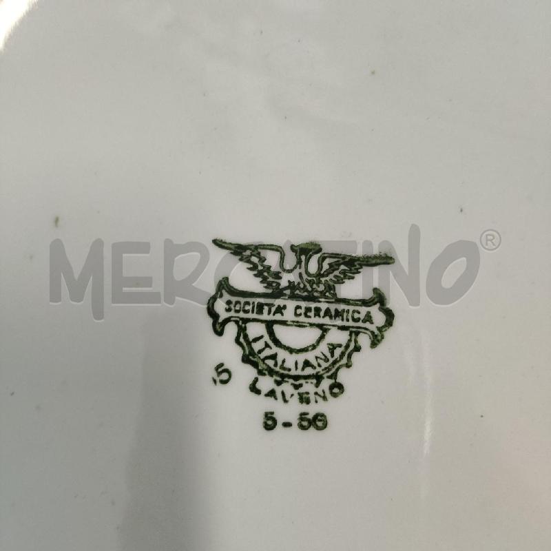 CATINO CERAMICA LAVENO DECORO DORATO | Mercatino dell'Usato Domodossola 3