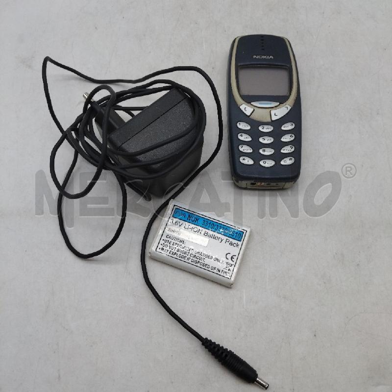 CELLULARE NIKIA 3310 CON ALIMENTATORE E BATTERIA  | Mercatino dell'Usato Domodossola 2