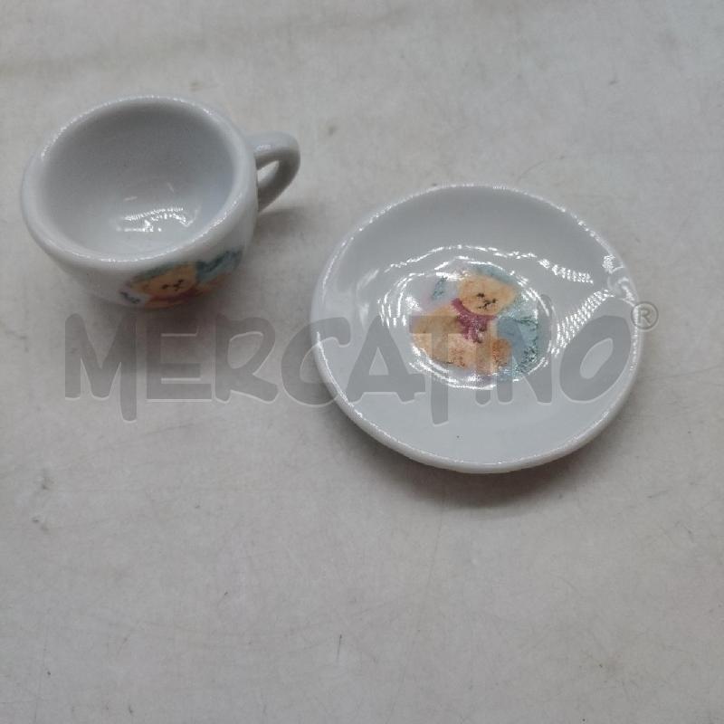 CESTINO CON SERVIZIO CAFFE' GIOCO CERAMICA ORSETTI | Mercatino dell'Usato Domodossola 2