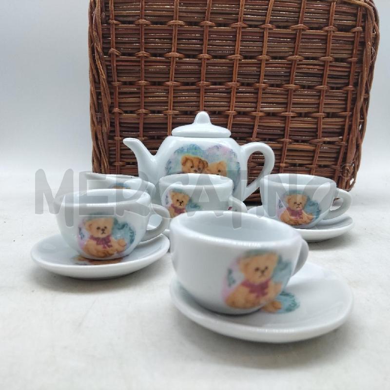 CESTINO CON SERVIZIO CAFFE' GIOCO CERAMICA ORSETTI | Mercatino dell'Usato Domodossola 3