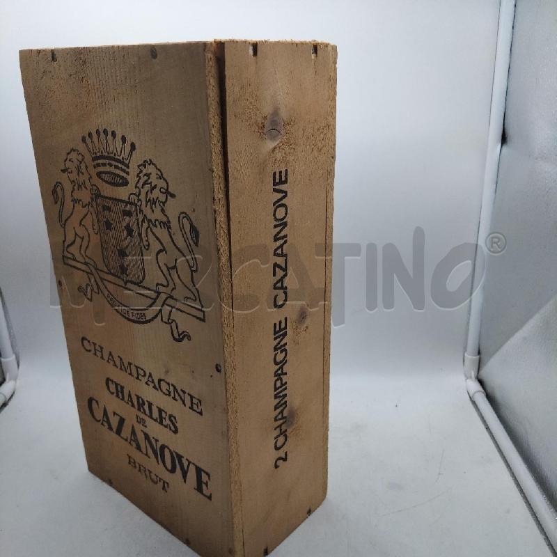 CHAMPAGNE 2 BOTTIGLIE SCATOLA LEGNO | Mercatino dell'Usato Domodossola 2