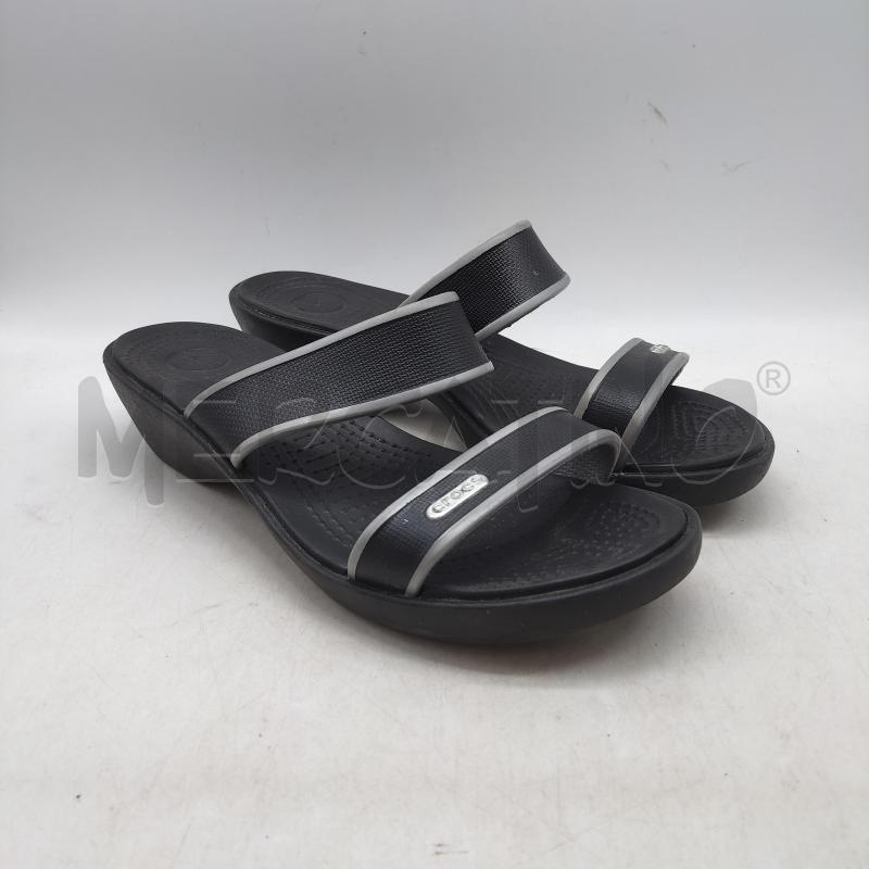 CIABATTE DONNA NERE CROCS 36 | Mercatino dell'Usato Domodossola 1