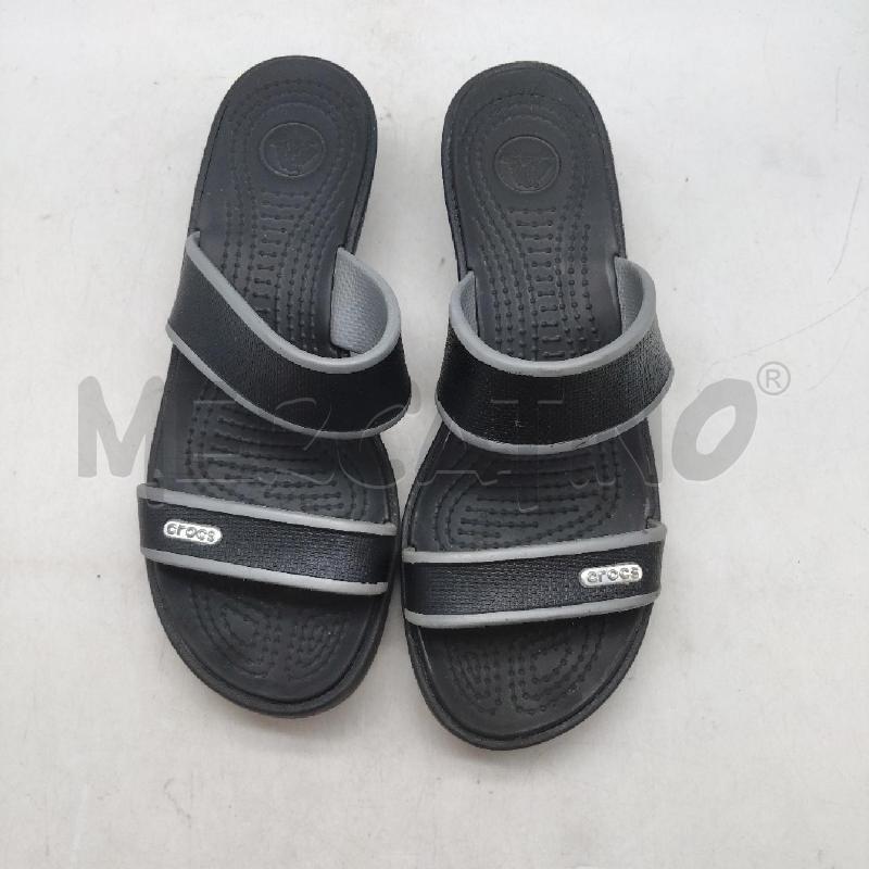 CIABATTE DONNA NERE CROCS 36 | Mercatino dell'Usato Domodossola 3
