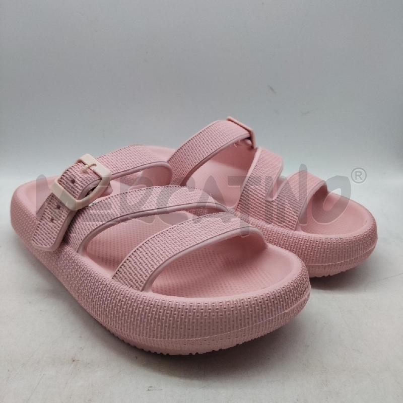 CIABATTE DONNA ROSA 37 FIBBIA | Mercatino dell'Usato Domodossola 1